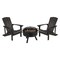 Flash Furniture 2 Slate Adirondack Chairs - Star & Moon Fire Pit JJ-C145012-32D-SLT-GG - alternate 5
